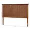 Baxton Studio Alarice Classic and Traditional Ash Walnut Finished Wood Queen Size Headboard 232-12881-ZORO - alternate 3